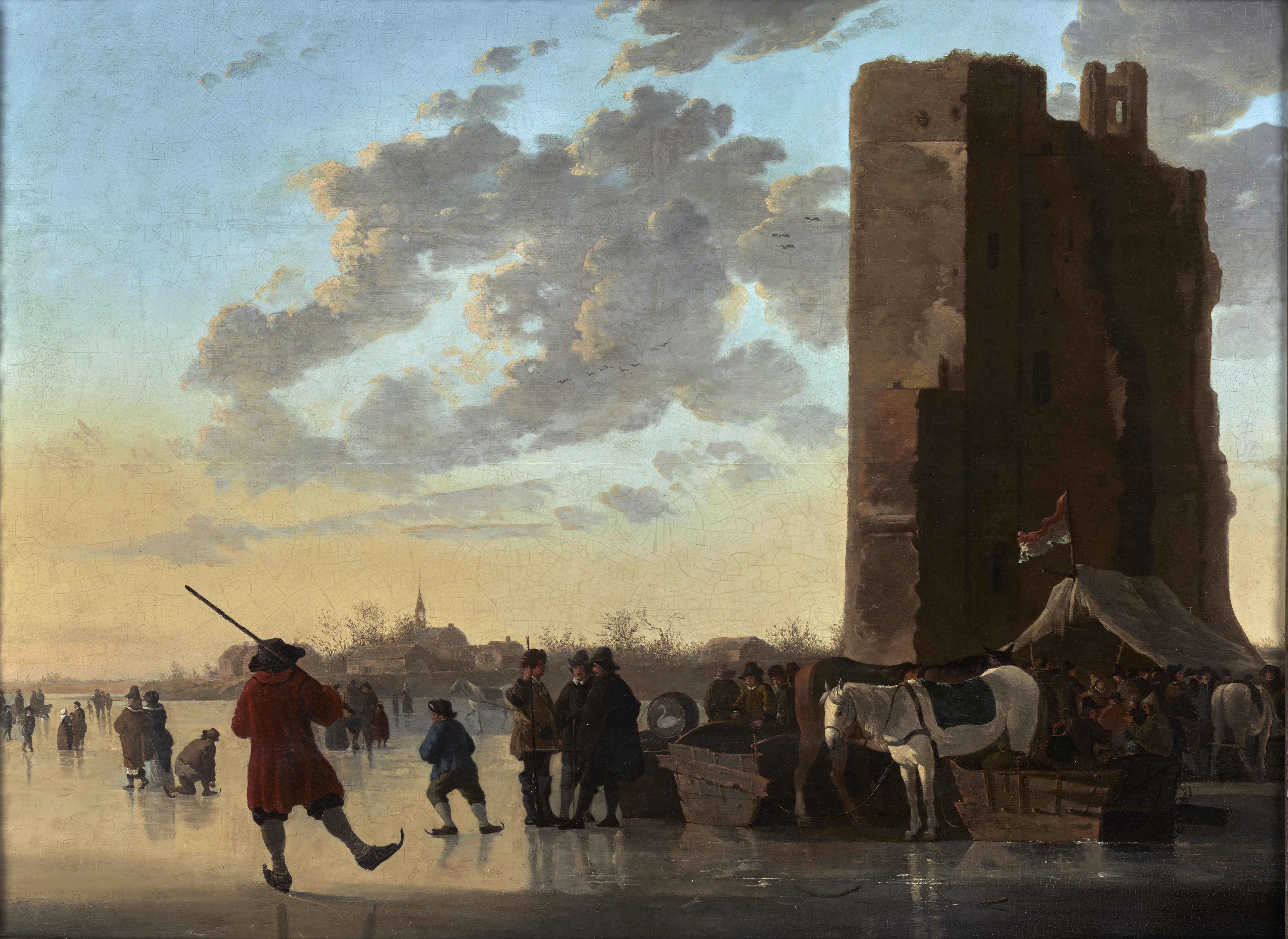 Ice Scene before the Huis te Merwede, Dordrecht